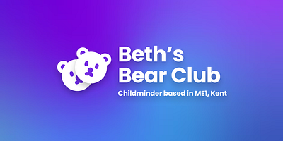 Beth's Bear Club brand branding design graphic design illustration logo typography vector