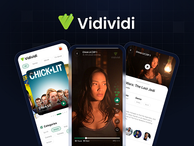 VidiVidi : Vertical Video Streaming App creatorfirst immersiveviewing insta clone livevertical long video mobilestreaming portraitmodeentertainment reel short video tiktok tiktok clone verticalcontenthub verticalexperience verticalvibes verticalvideo verticalvideorevolution yt short