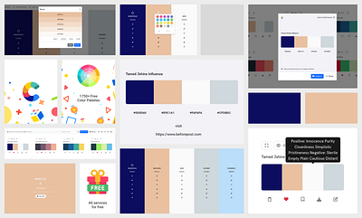 Color palettes that inspire creativity. 3d adobe animation branding color colors design graphic design illustration landing logo motion graphics typography ui uiux ux vector web webdesign