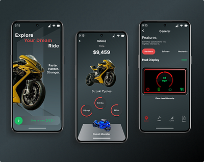 Bike ride mobile app