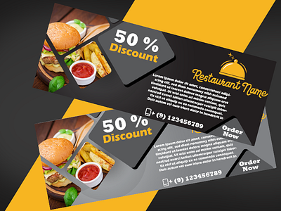 Restaurant Flyer Design artisticfreelancer bannerartistry bannermagic creativebanner designcommunity designinspiration digitaldesigns fiverrdesigner fiverrgigs freelancegraphic freelancelife graphicdesignerlife graphicmastery restaurantdesign visualidentity