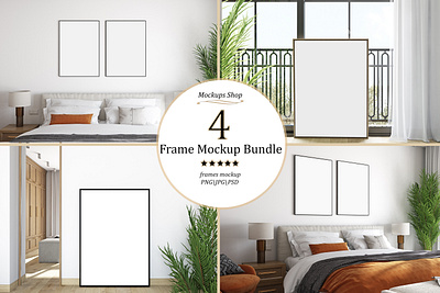 Frame Mockup Bundle| Limited Quantit interior frame mockup