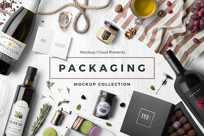 Packaging Mockup Collection brand branding food mock up mockup restaurant stationery