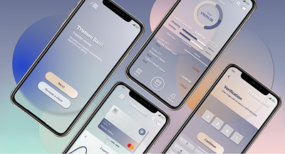 Banking application / UIUX Design branding design interaction design mobile design ui ux visual design