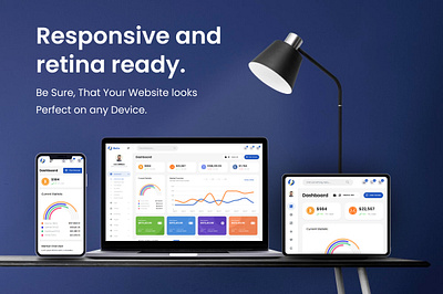 Responsive Web Design Banner admin create graphic design themeforest ui