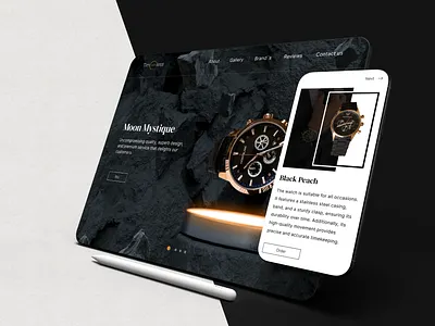 Landing page ui