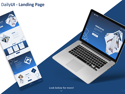 #003 - DailyUI - Landing Page dailyui day 3 desktop figma graphic design landing page penguin ui webdesign