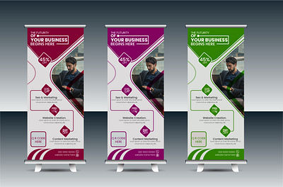 ROLL UP BANNER DESIGN branding graphic design logo ui