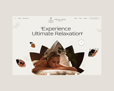 Healing by Edyta - v2 design figma portfolio product ui ux webdesign