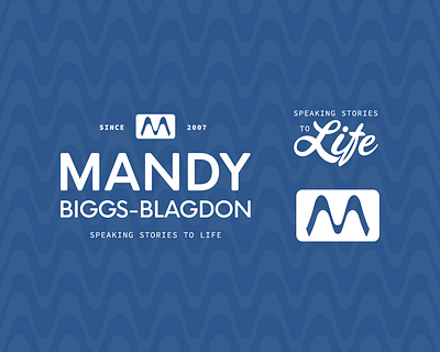 Mandy Biggs-Blagdon Mini Brand Identity brand design brand identity branding graphic design logo logo suite mini brand sound waves word mark