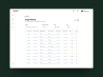 MilSOFT UI/UX Case Study - Listing Page app branding desktop graphic design list view listing page ui ux