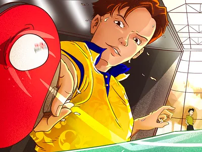 Ping Pong illustration