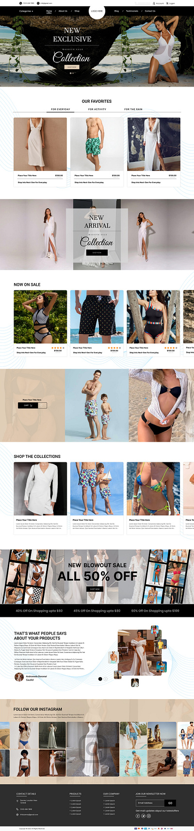 Ecommerce Website Massive Sale design dribbble illustration motion graphics ui ui design website