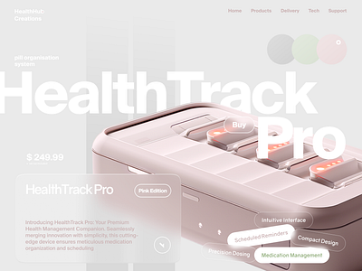 Health Track Pro & Mini branding concept design graphic design inspiration product site sketch ui ux