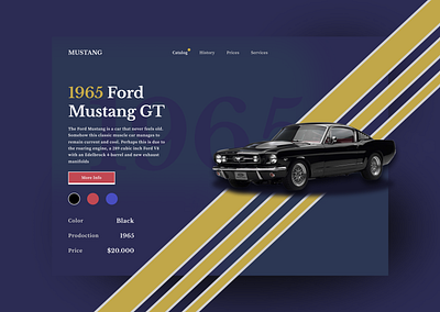 Mustang Store ui