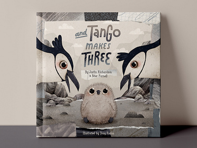 And Tango Makes Three — Book Cover and tango makes three book cover character character design childrens illustration chinstrap penguin editorial gay illustration lgbtq penguin penguins pride queer
