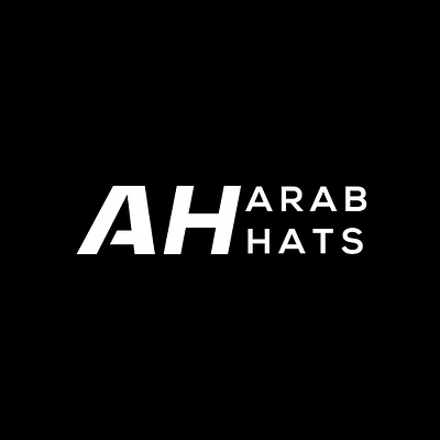AH ARAB HATS arab logo brand design brand identity branding custom logo design fashion flat logo graphic design graphics design illustration lettering logo logo maker logo type logodesign minimal logo modern logo typography vector