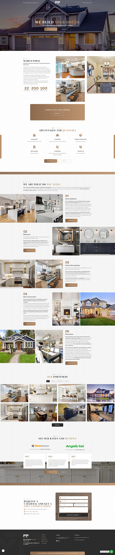 Web Site | Marco Polo Home Builder elementor webdesign website wordpress