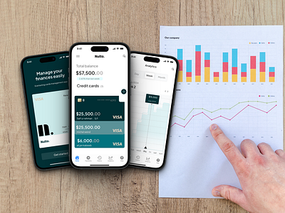 Nulto finance managemnt app 3d appdesign branding design graphic design illustration inspiration logo ui uidesign uiux userexperience uxui webdesigner