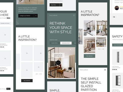 Polyglas Panels - Mobile Version app design home house inspiration mobile app mobile app design mobile design online shop product project store style ui ux