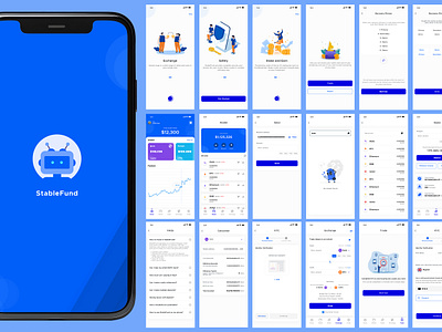 Stable Fund App Digital Wallet app design design digital wallet graphic graphic design mobile app mobile app ui mobile ui stable fund stable fund app ui ui ux ux design