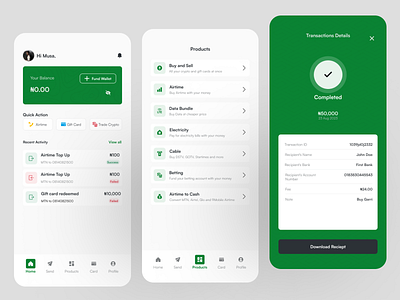 Finance Mobile App app ui design design fintech ui ui design