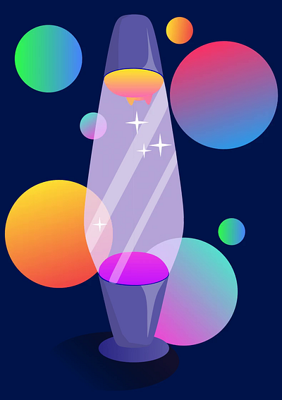 Lava lamp 2d animation motion graphics