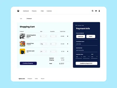 E-Commerce website Shipping Cart e commerce e commerce store figma graphic design layout shopping cart uiux user interface web design website