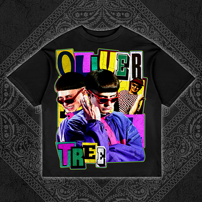 Oliver Tree Vintage Rap Tee Bootleg Design bootleg bootleg design bootleg tshirt branding design graphic design illustration rap tee