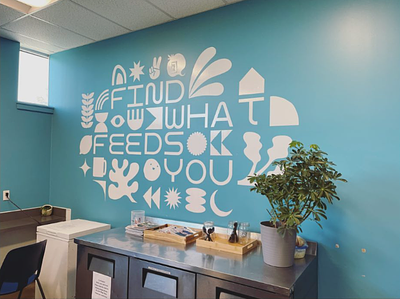 Whole Foods Market Mural brand design mural wall decal