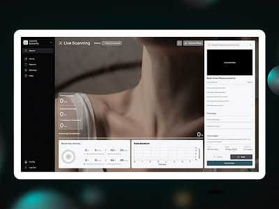 Medical Interface UI | Healthcare Dashboard circulatory system healthcare healthcare dashboard medical medical dashboard medical imaging medical interface patient vasolabs