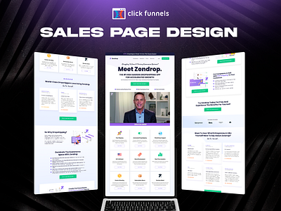 ClickFunnels Sales Page Design cf click funnels clickfunnels sales page design funnel sales page ui website