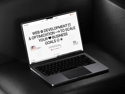 Web Control - IT Development Studio black business clean code design desktop development it javascript landing minimalistic mockup modern programming python technology ui ux web white