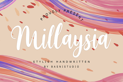 Millaysia brand identity branding font fontset graphic design handwritten illustration lettering script typography