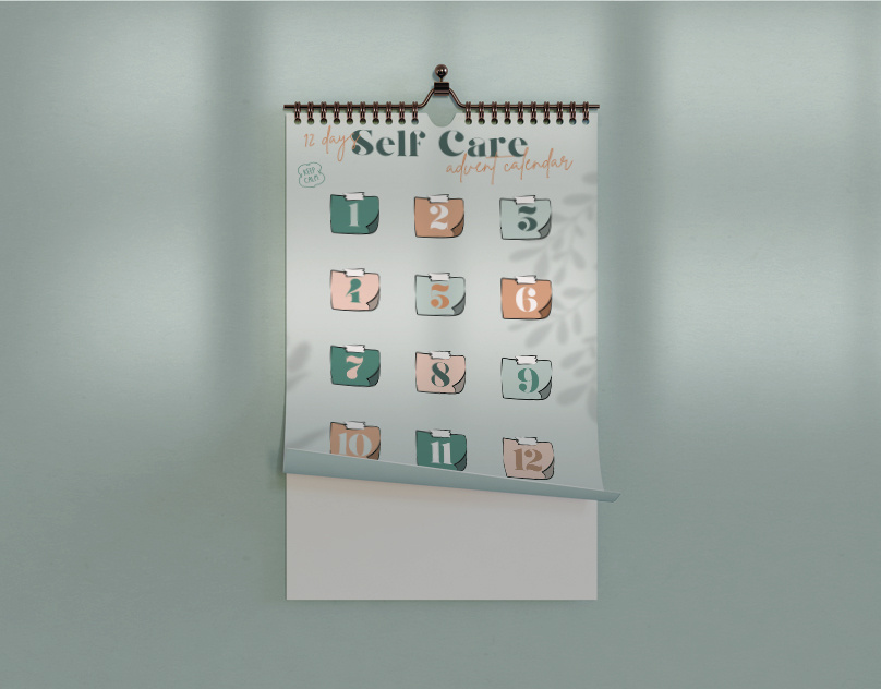 Digital Self-Care Advent Calendar advent calendar branding calendar design digital calendar digital products expert graphic designer graphic design graphic designer social media posts