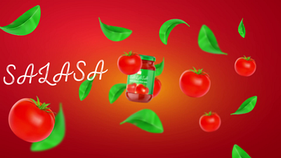 Salasa Product AD ad animation camera motion graphics product salasa tomato