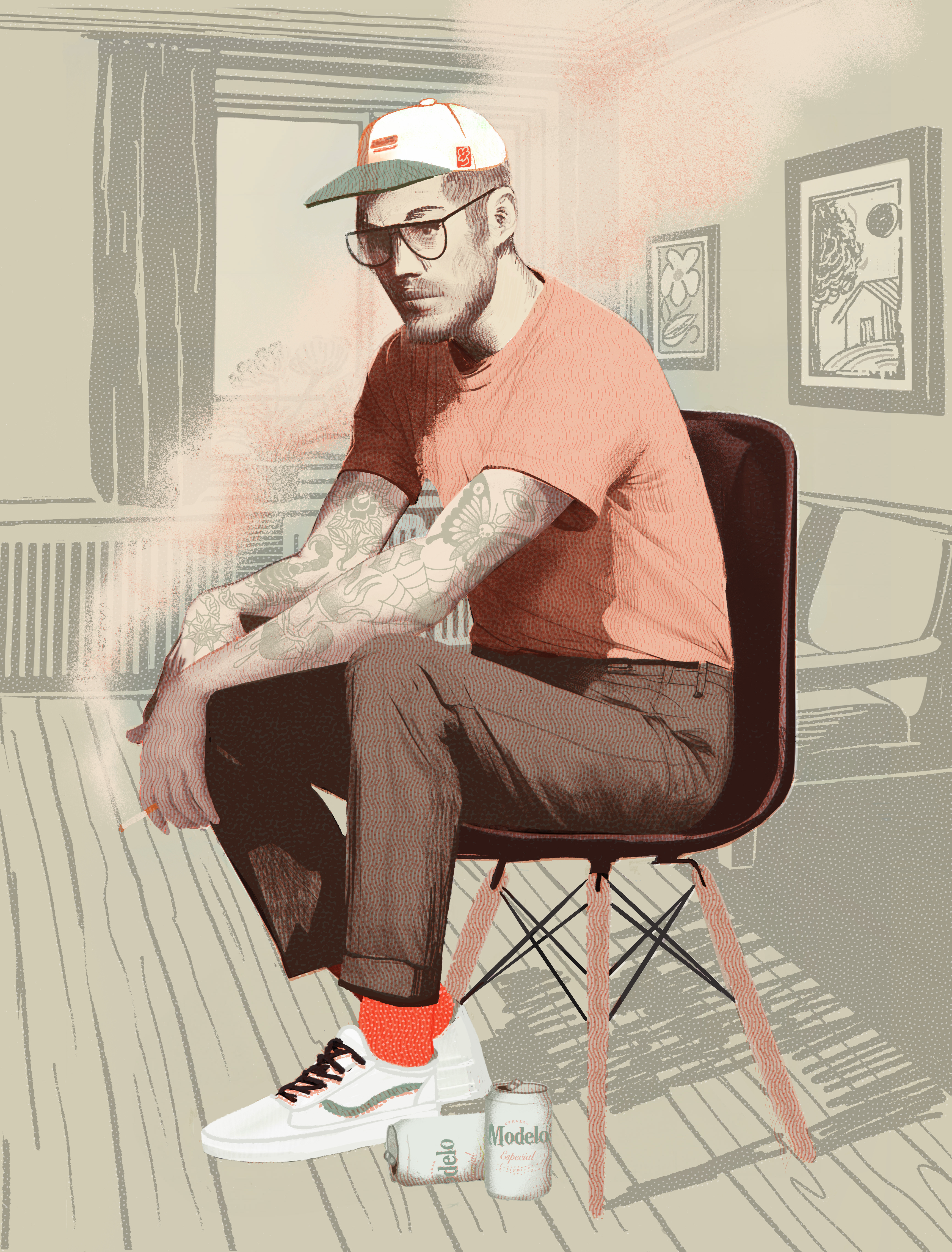 Existence is innocent art drawing dribbble graphic design ill illustration