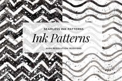 Ink Seamless Patterns