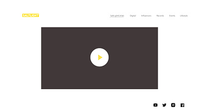 Salt Light Collab Website graphic design uiux web design