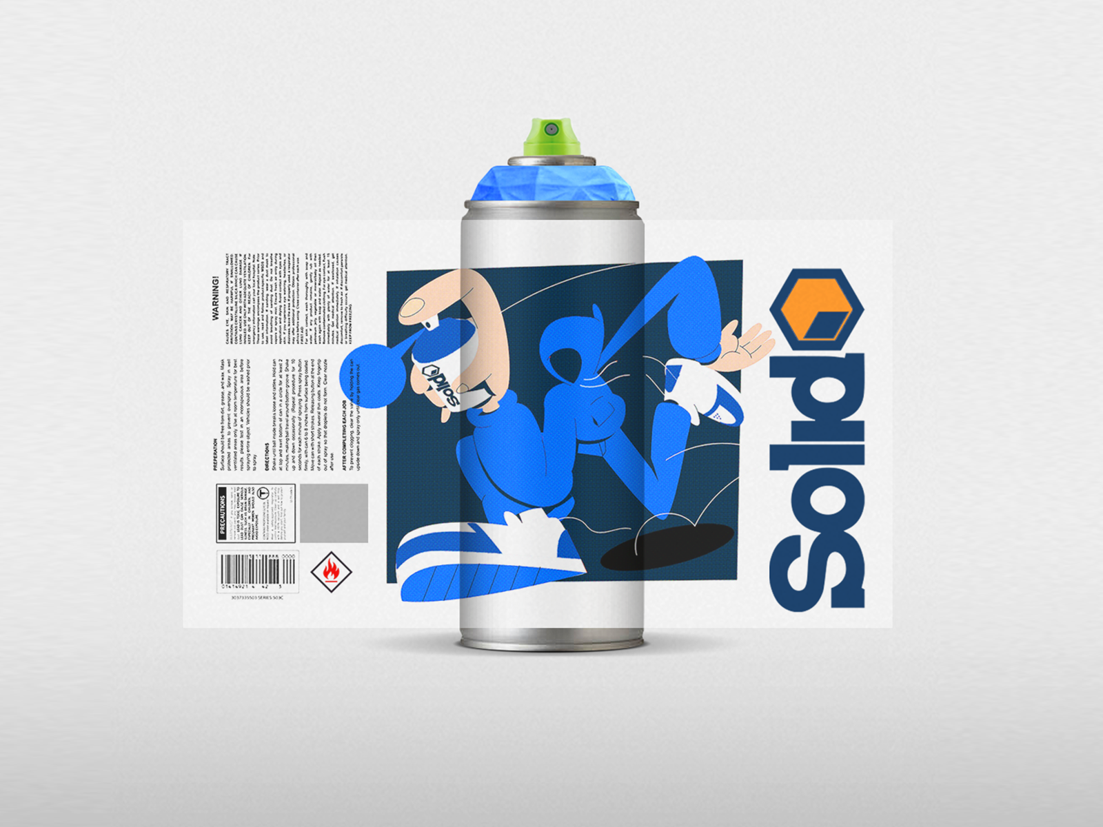 Solid Spray Paint by Jorge Ozz on Dribbble