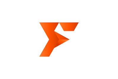 Letter F Arrow Modern Logo arrow branding design f letter f logo graphic design initial f letter f logo logo template minimalist modern logo monogram simple typography vector