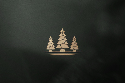 Pine Tree Logo Design branding design graphic design hill illustration logo logo template modern monogram tree nature pine logo plant logo simple tree logo vector