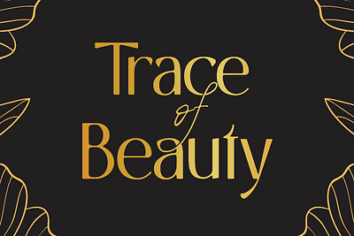 TRACE OF BEAUTY | LOGO DESIGN & BRAND IDENTITY branding graphic design logo ui