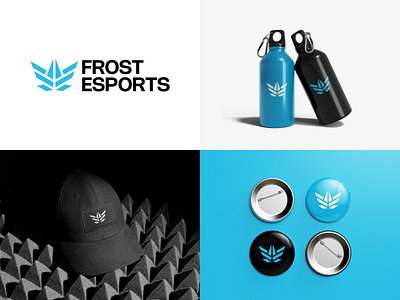 Frost Esports Logo brand branding design graphic design icon identidad logo vector