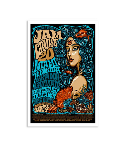 Jam Cruise MSC Divina Miami, FL Feb 25 - Mar 1 2024 Poster