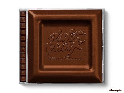 Daft Punk – Human Pleasures cd cd cover chocolate cover art daft punk disc