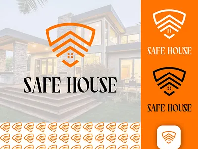 SAFE HOUSE SECURITY COMPANY LOGO DESIGN house shape