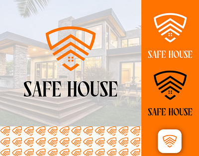 SAFE HOUSE SECURITY COMPANY LOGO DESIGN house shape