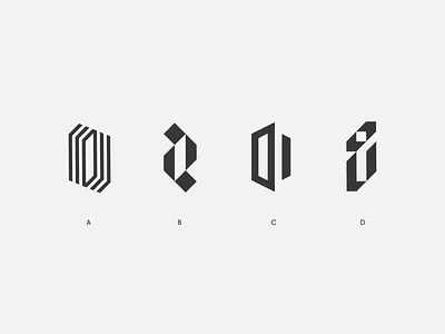 Logomark Exploration for Building Glass & Aluminum Company aluminum bold branding building business company construction geometric geometry glass interior exterior letter i lettermark i logo logomark modern simple symbol timeless visual identity