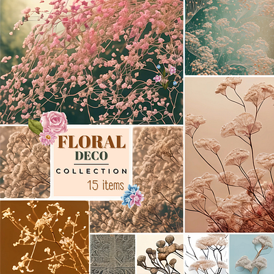 FLORAL DECO | Photos design graphic design